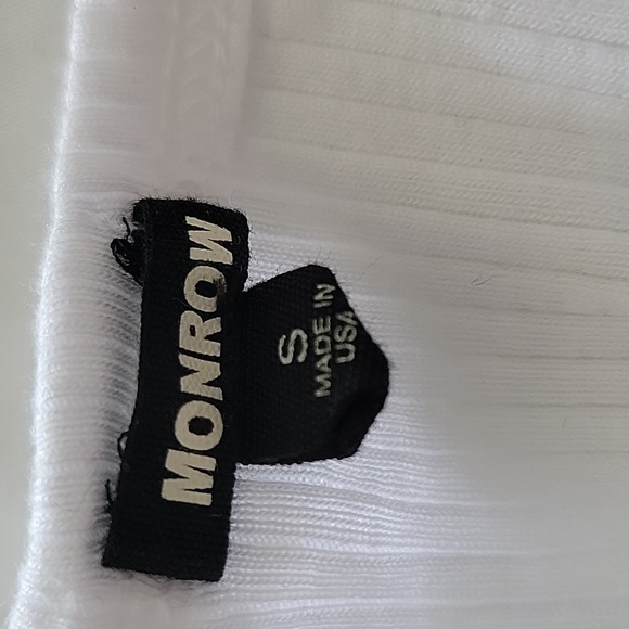 Monroe double strap white tank - Picture 6 of 7